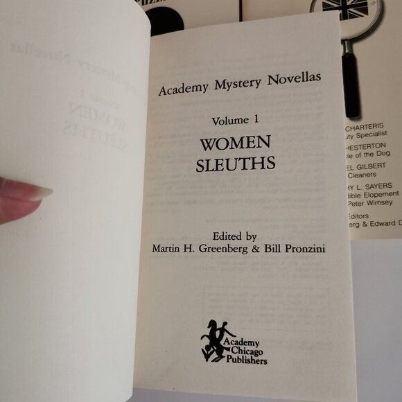 1990s Mystery Quartet Box Set of 4 Mystery Paperbacks Vintage Novellas British - Picture 4 of 7